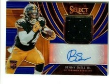 BENNY SNELL JR. 2019 Panini Select RPA BLUE PRIZM ROOKIE AUTO JERSEY #22/49 