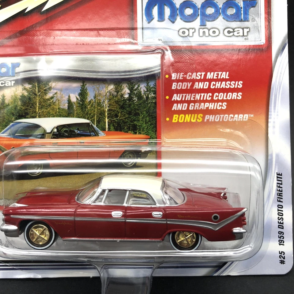 Johnny Lightning Mopar White Lightning 1959 Desoto Fireflite Chase Diecast 1/64 Foto 3 de 4