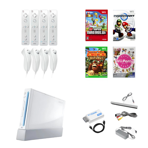 Nintendo Wii Console HDMI + Pick 1-4 Remotes wii Sports, etc Japanese version - Picture 26 of 40