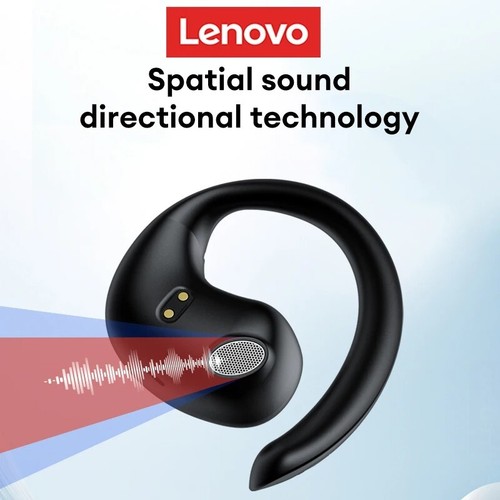 Lenovo Earphones Wireless Bluetooth 5.4 Sport Headset Ear Hook Earbuds Running - Zdjęcie 6 z 9