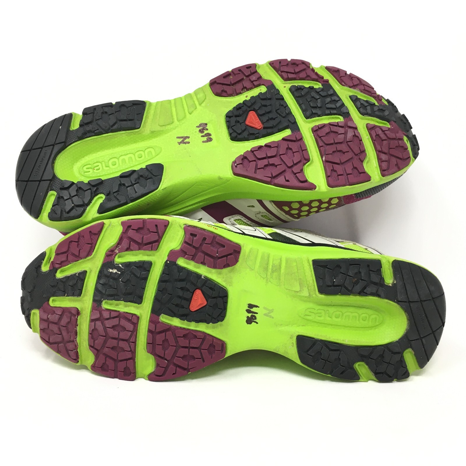 Salomon X-Mission 2 Running Shoes Sneakers Womens Size 6.5 Purple Green Trail