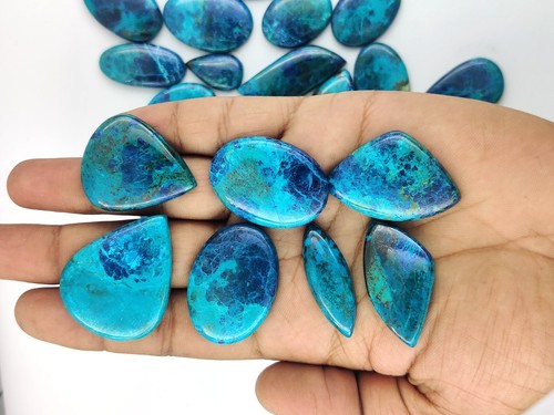 Shattuckite Cabochon, Wholesale Lot, Mix Shapes and Size, Best Natural 72115 - Picture 3 of 3