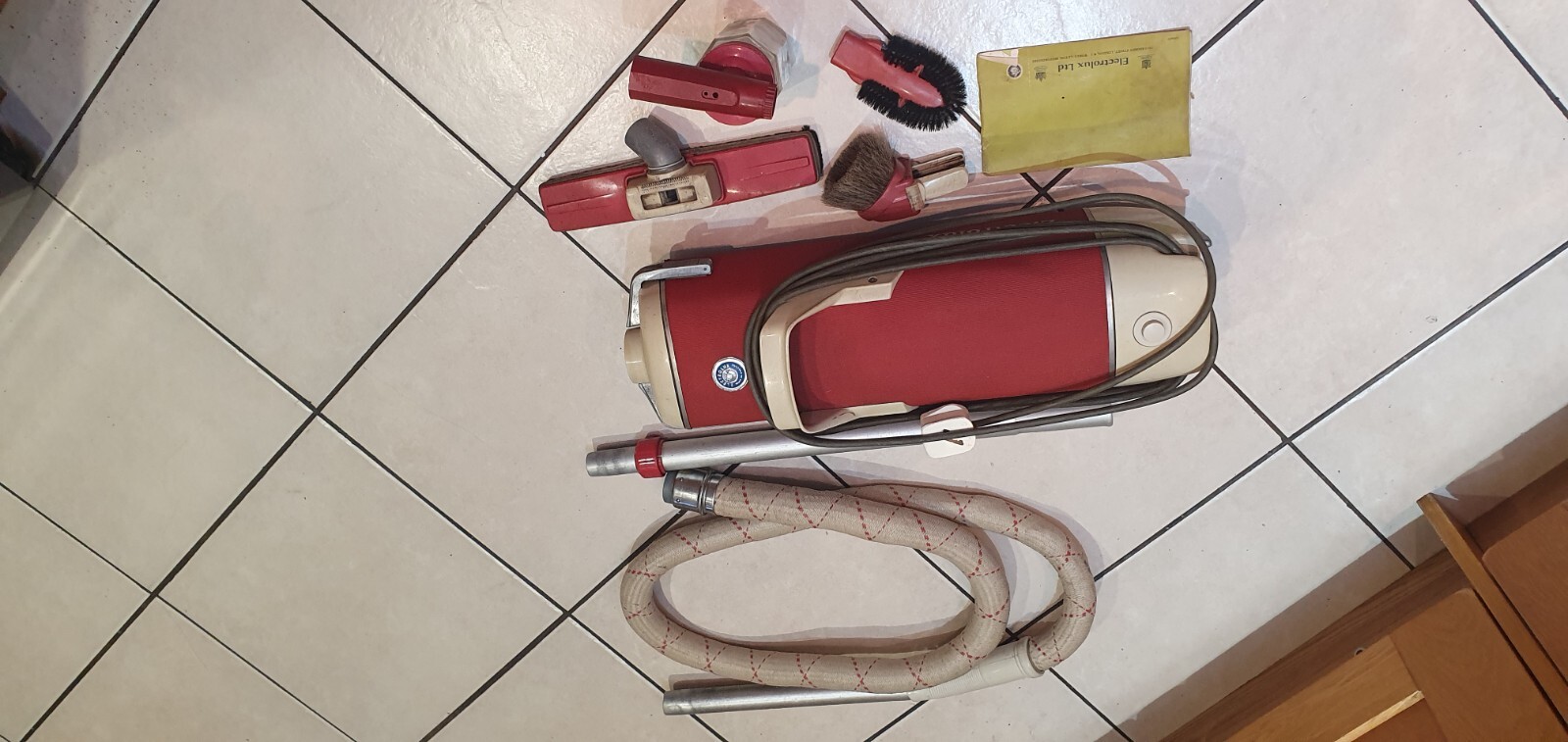 1960 Vintage Electrolux Cylinder Vacuum Cleaner. Working, in box. eBay