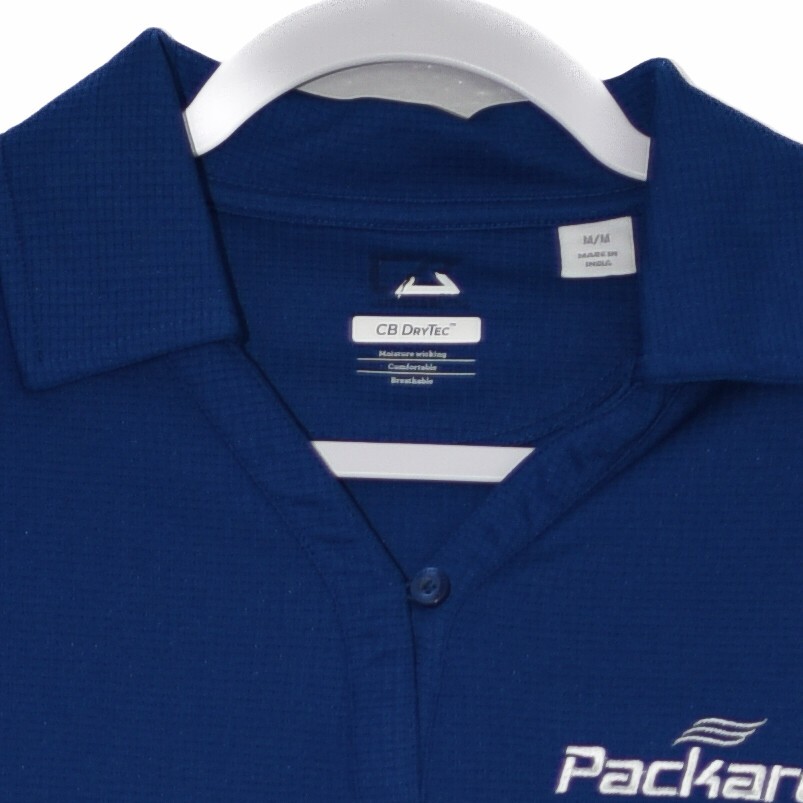 Cutter & Buck CB DryTec Mens Blue Polo Shirt Moisture