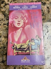 Vintage Some Like It Hot Marilyn Monroe VHS Factory Sealed Rare