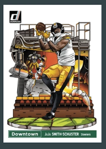 Panini NFL Blitz 2019 Donruss Insert Downtown Juju Smith-Schuster Chiefs DIGITAL