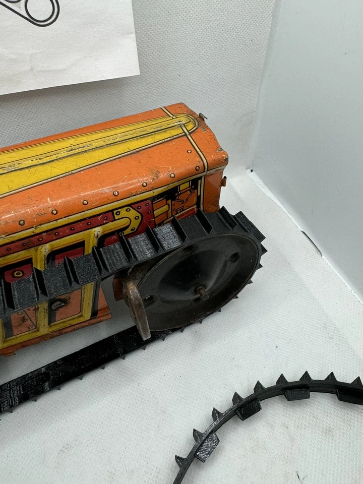 1 JUEGO DE PISTAS NUEVAS PARA TRACTOR DE ESCALADA MARX Tin Litho #2 Foto 2 de 4