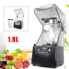 2600W Commercial Soundproof Smoothie Blender Machine Fruit Juicer Maker Mixer 