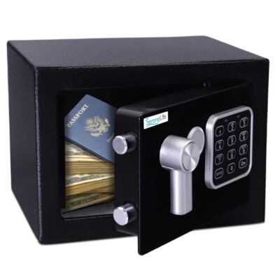 SereneLife Fireproof Safe Box   Digital Touch Pad Lock   Engineered Steel Alloy