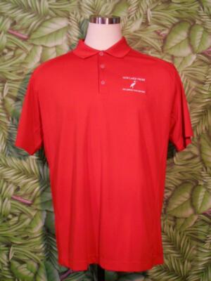 nike golf shirt red