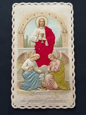Tarjeta santa santino merlettato canivet "Primera Comunión"