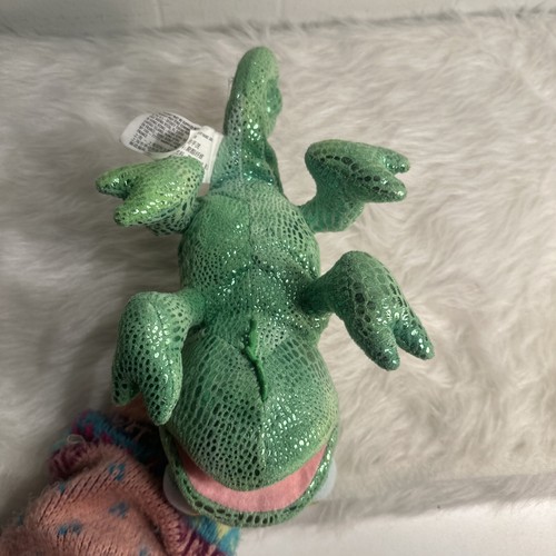 Juguete de peluche suave Rapunzel Pascal 12" de los parques de Disney camaleón lagarto verde metálico - Imagen 10 de 16