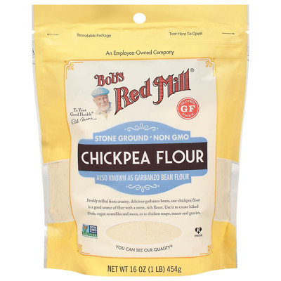 Chickpea Flour, 16Oz (Pack of 1) - Non GMO, Gluten Free, Vegan, Keto Friendly Fr
