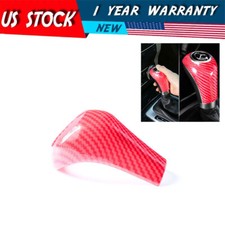 Red Abs Gear Shift Knob Cover Trim For Mercedes-benz W204 C E G Gls