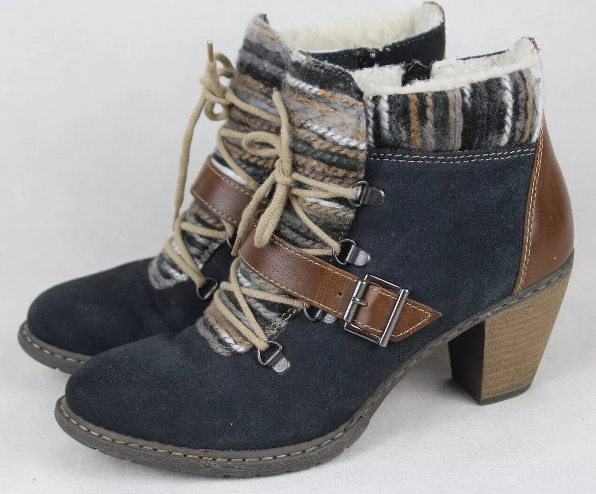 Gelijkmatig zuurstof Premisse Rieker Stiefeletten, Padded, Ankle Boot Ladies Gr.40, Very Good Condition |  eBay