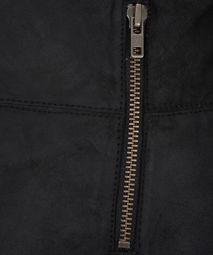Neu mit Etikett Muubaa Eylmere Leder gesteppte wattierte Jacke Nubuk gefütterter Mantel * US 8/ UK 12 - Bild 5 von 12