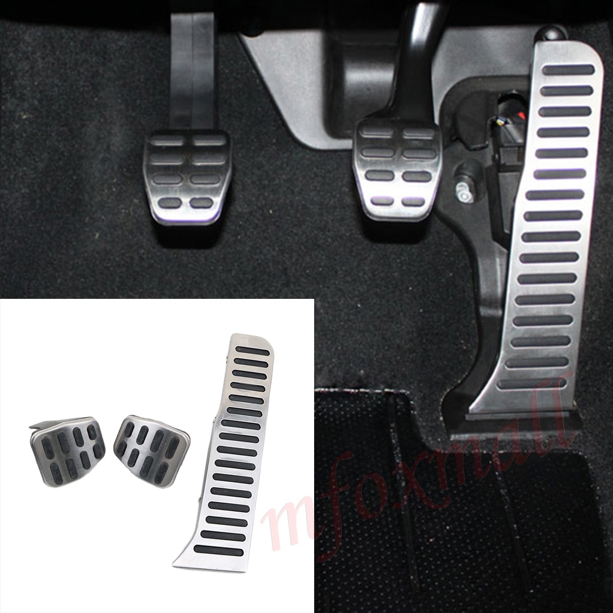 Foot Accelerator Brake Pedal Clutch Pad For VW Golf MK6 Jetta MK5 Vento Octavia