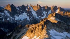 Landscape nature mountains snowy Custom Gaming Mat Desk