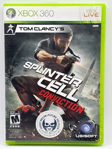 Tom Clancy's Splinter Cell Conviction Microsoft Xbox 360 Game CIB - Picture 2 of 8