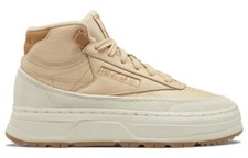 Reebok Club C Geo Mid Shoes Weathered Beige True Beige GZ2159 Women's NEW