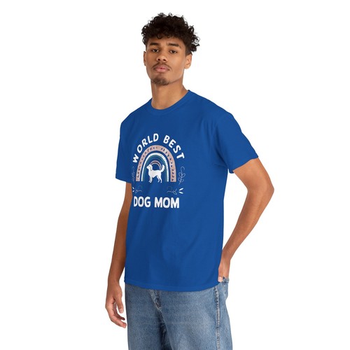 World Best Dog Mom T-Shirt – Funny Pet Tee | Dog Shirt - Picture 32 of 61