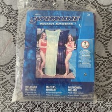Swimline 72 Vinyl Air Mattress Purple Pool Raft Swim Swimming Inflatable New