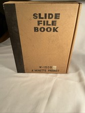 MINETTE PRODUCTS SLIDE FILE BOOK NEW IN THE BOX