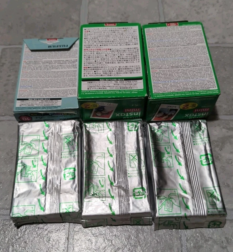 Fujifilm Instax Mini Film 80 Pictures Total Expired 2020 And 2022 - Image 2 of 3