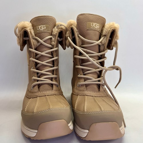 UGG Adirondak III Waterproof Winter Boots Size 8.5 Chestnut Tan Cuffable Shaft - Picture 9 of 19
