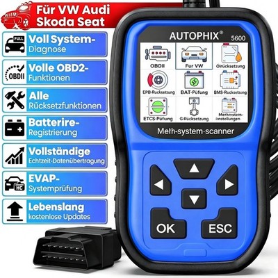 AUTOPHIX für VAG VW AUDI Alle System EPB ABS Profi Diagnosegerät OBD2 Auto Scan