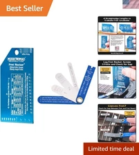 Professional Fret Evaluation Kit - Gauge & Rocker for Electric, Acoustic, Bass