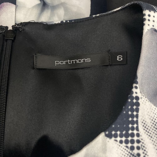 Portmans fairy floral back slit sleeveless peplum dress size 6 - Picture 8 of 11