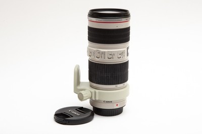 Canon EF 70-200mm 70-200 f/4L f/4 f4 L IS USM + Tripod Ring * Sharp & Fast * USA