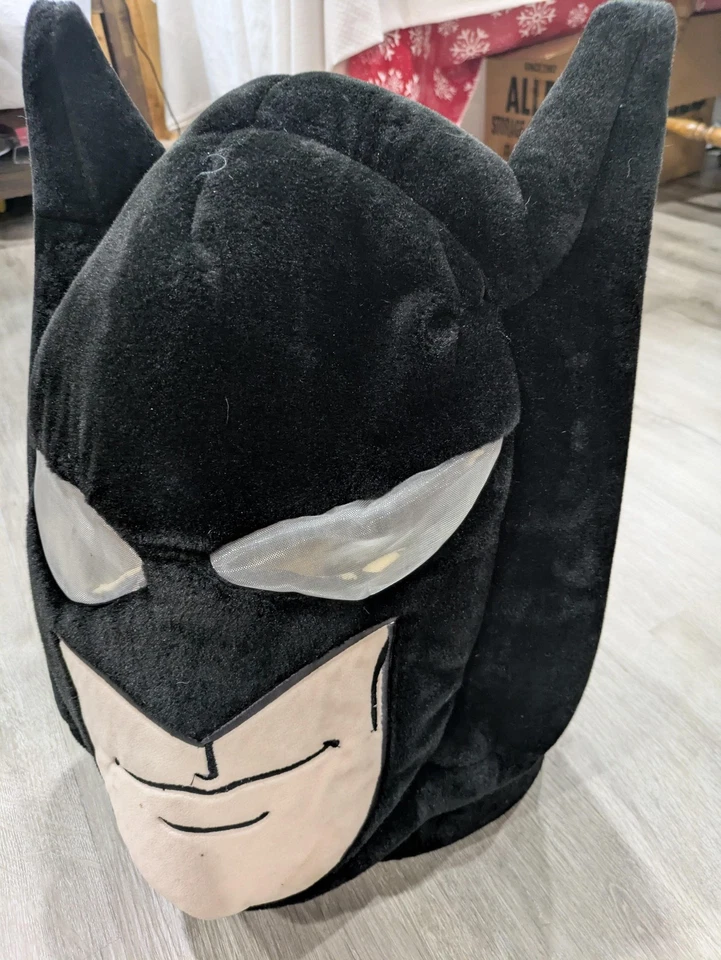 Cabeza de máscara de felpa Batman Big Greeter Heads Dan-Dee DC Comics decoración de gran tamaño utilería Foto 2 de 4
