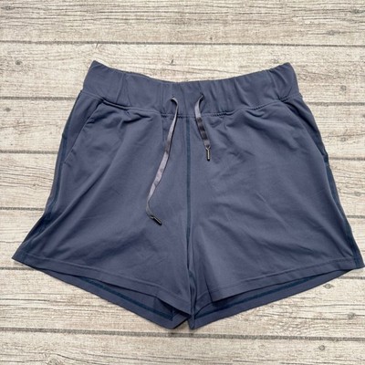 Lululemon Shorts Womens Medium Blue On the Fly Pull On Athletic Workout Training