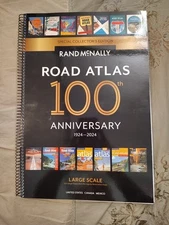 Rand McNally 2024 Large Scale Road Atlas - 100th Anniversary Collector's Edition