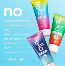 Hello Kids Toothpaste Fluoride Variety Pack, 3 pk./4.2 oz.