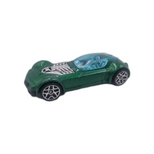 Hot Wheels Ballistik 2001 Green Diecast Car Mattel Malaysia #335