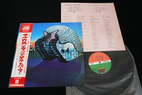 EMERSON LAKE & PALMER TARKUS JAPAN LP OBI GATEFOLD P-10126A