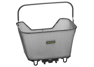 Racktime Gepäckträgerkorb Bask-it Large für hinten Fahrradkorb Fahrrad schwarz