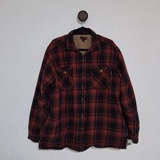 Wolverine Thermal Lined Men's Flannel Shirt Medium, Button-Up, Plaid XL