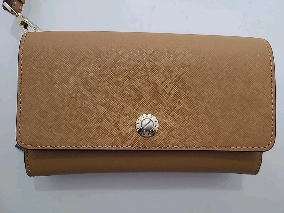 Бумажник на запястье Henri Bendel West 57th для телефона коричневый сафьяновая кожа - Изображение 2 из 4