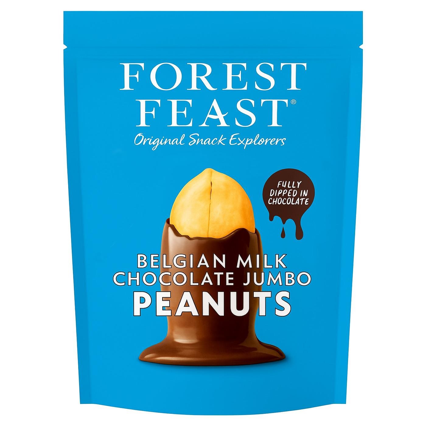 Forest Feast Belgian Milk Chocolate Peanuts Coated Covered Nuts Snack Pack 1kg