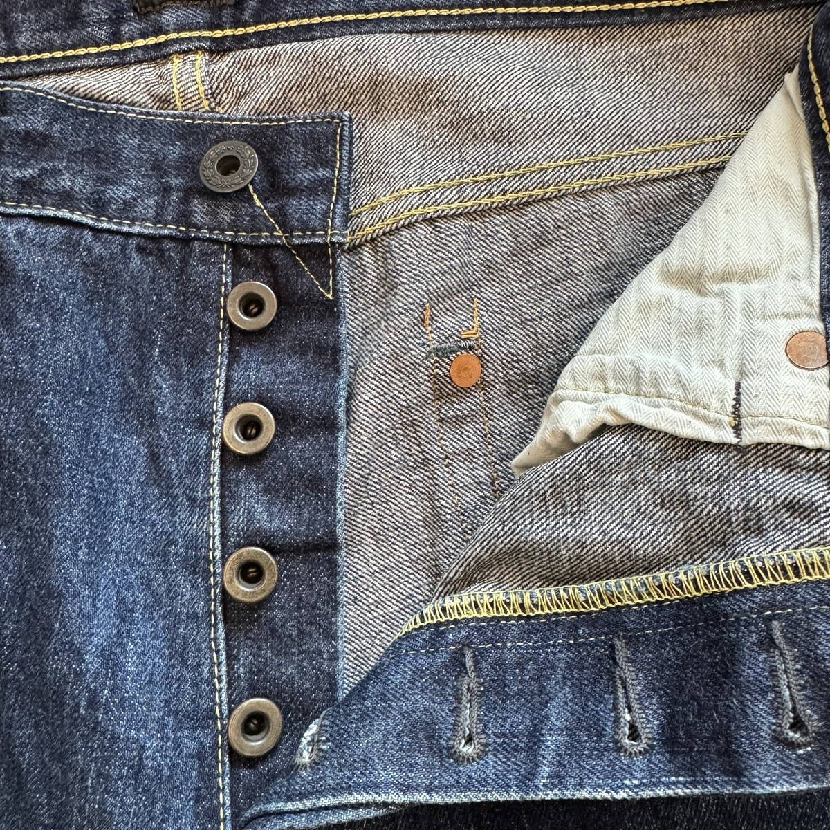 Timeworn Clothing At last & Co Lot 126 Jeans Sz 32 WWII Model