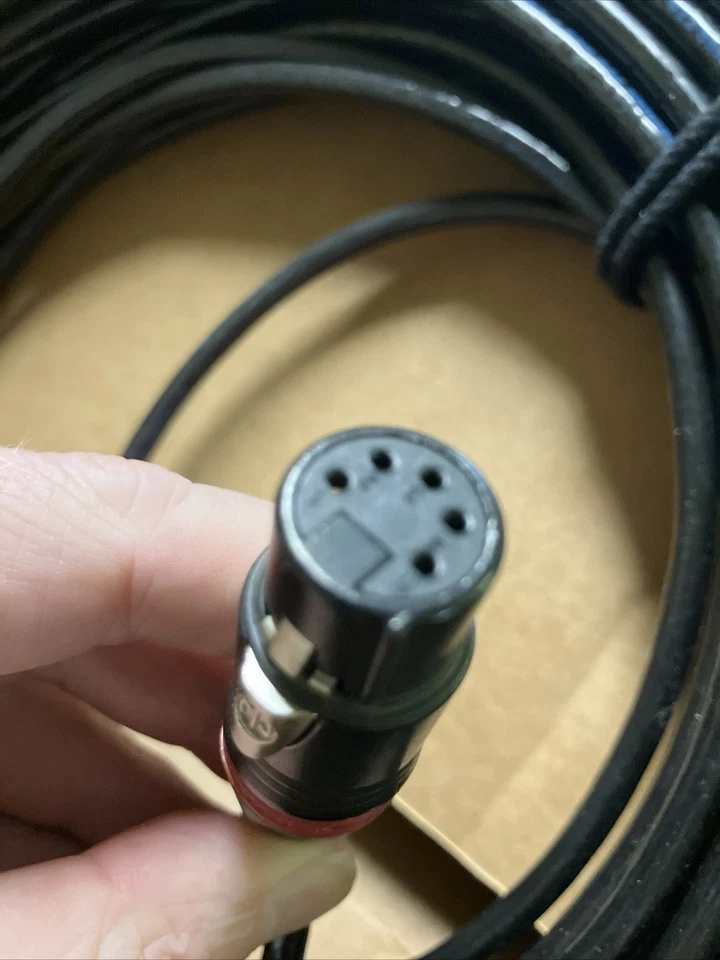 Lex Products 22/5 DMX X2 Pair #22 Shielded Audio Cable 100 Feet Black - Image 3 of 4