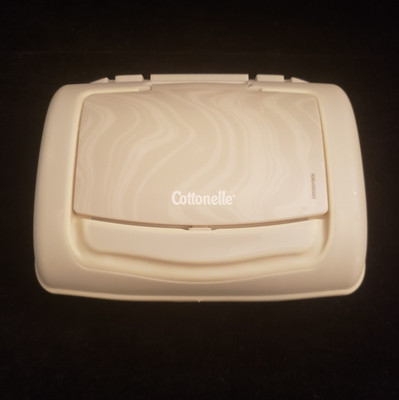 Cottonelle Fresh Flushable Wipes Hard Plastic Refillable Dispenser Gray/White