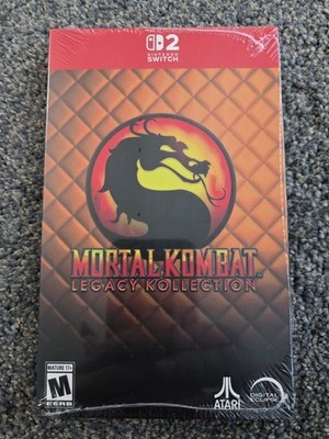 MORTAL KOMBAT LEGACY KOLLECTION Nintendo Switch 2 With SCORPION Gold Slip Cover