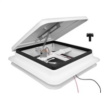Dachluke Dachfenster Dachhaube 42x42cm mit Kurbel Wohnwagen Wohnmobil Caravan