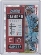 #/15 Yadier Molina SP ▪ 2020 Contenders  DIAMOND Ticket Parallel #14 Cardinals