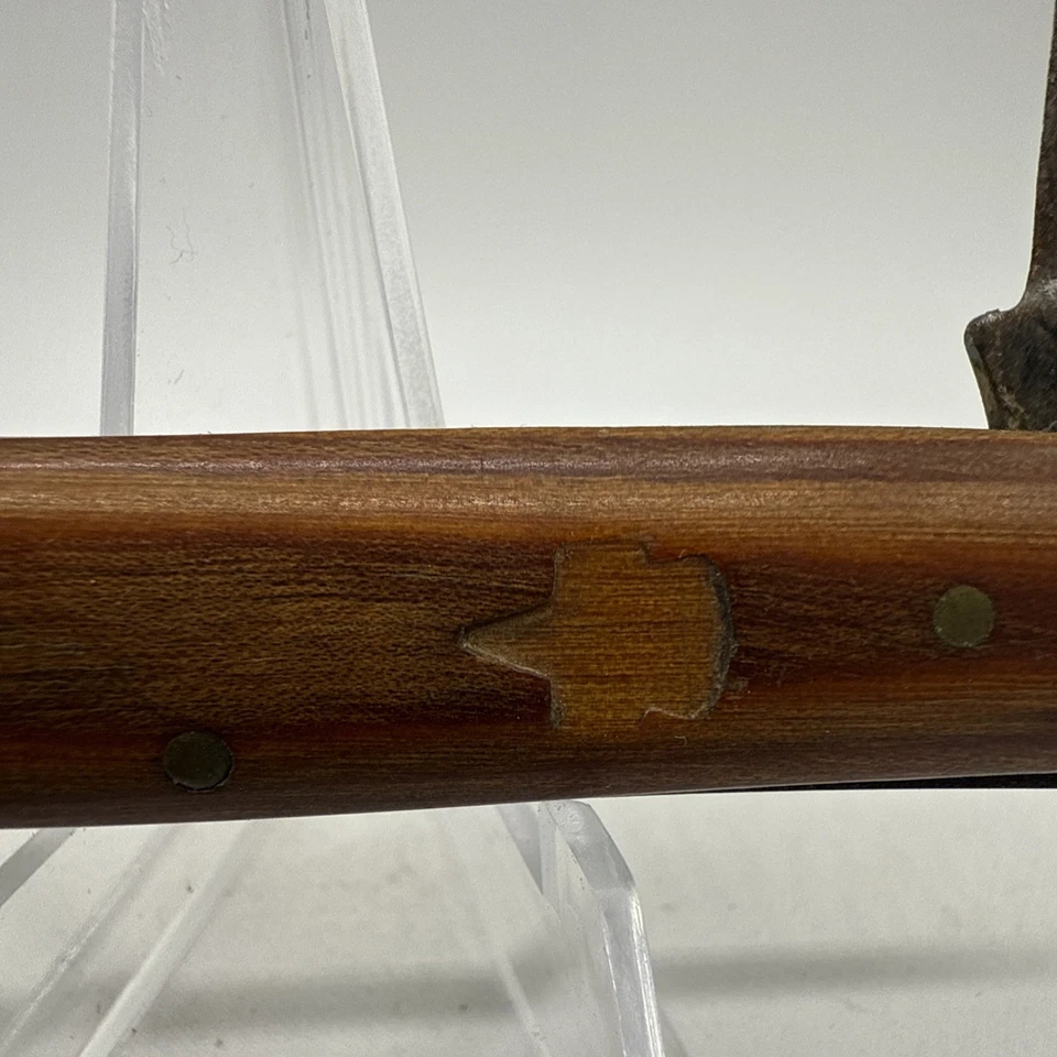 Navaja de Bolsillo Plegable Keen Kutter 3 1/2” Mango de Madera De Colección Hecha en EE. UU. 929 Foto 4 de 4